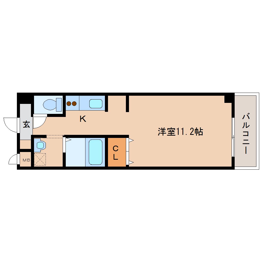 奈良駅 徒歩5分 5階の物件間取画像