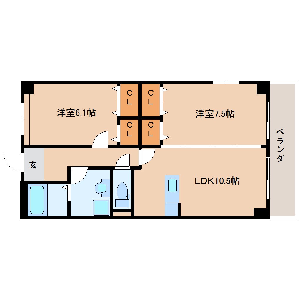 新大宮駅 徒歩11分 2階の物件間取画像