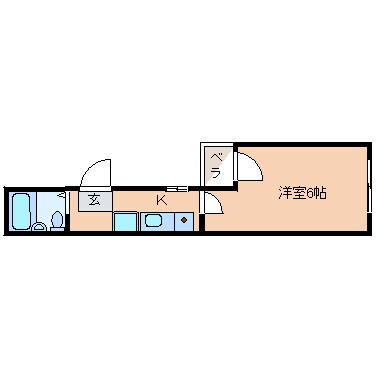 近鉄奈良駅 徒歩13分 3階の物件間取画像