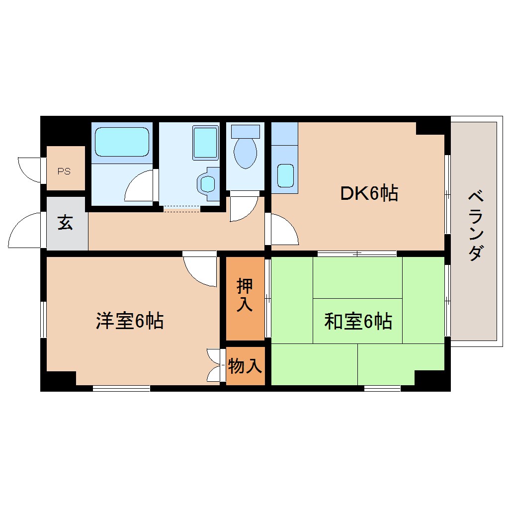 新大宮駅 徒歩6分 5階の物件間取画像