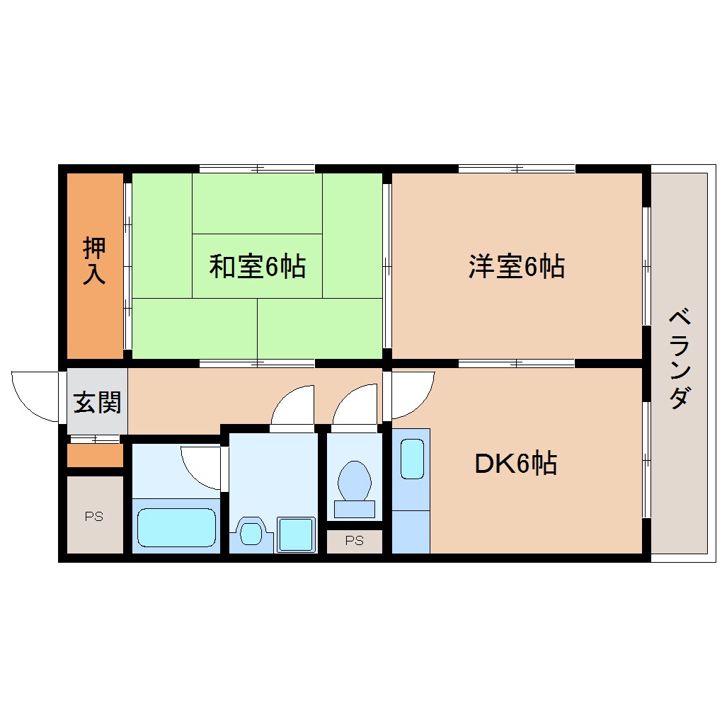 新大宮駅 徒歩12分 2階の物件間取画像