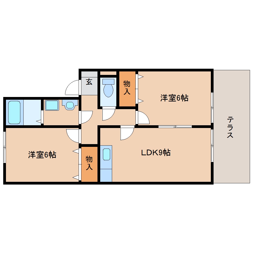 新大宮駅 徒歩25分 1階の物件間取画像