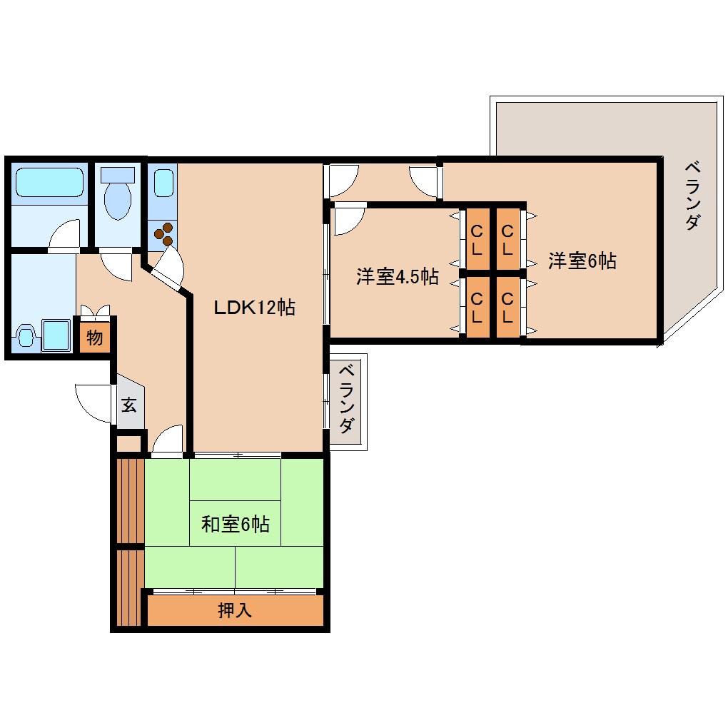 新大宮駅 徒歩7分 7階の物件間取画像