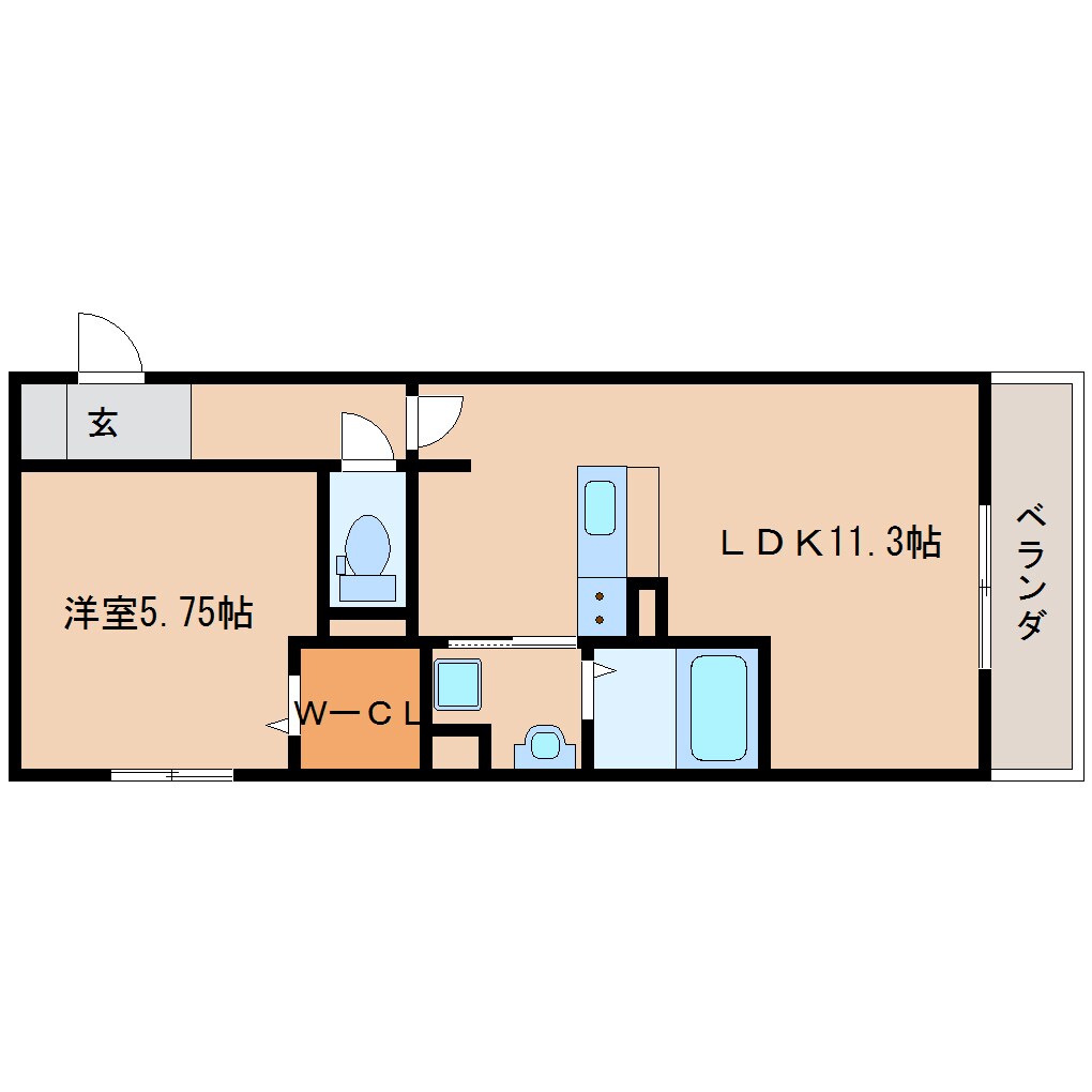 奈良駅 徒歩10分 3階の物件間取画像