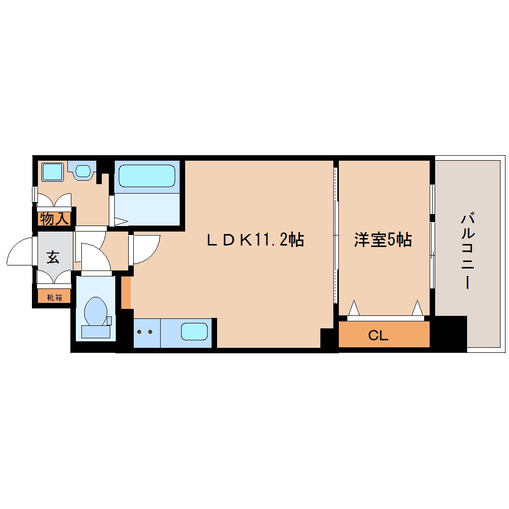 新大宮駅 徒歩3分 5階の物件間取画像