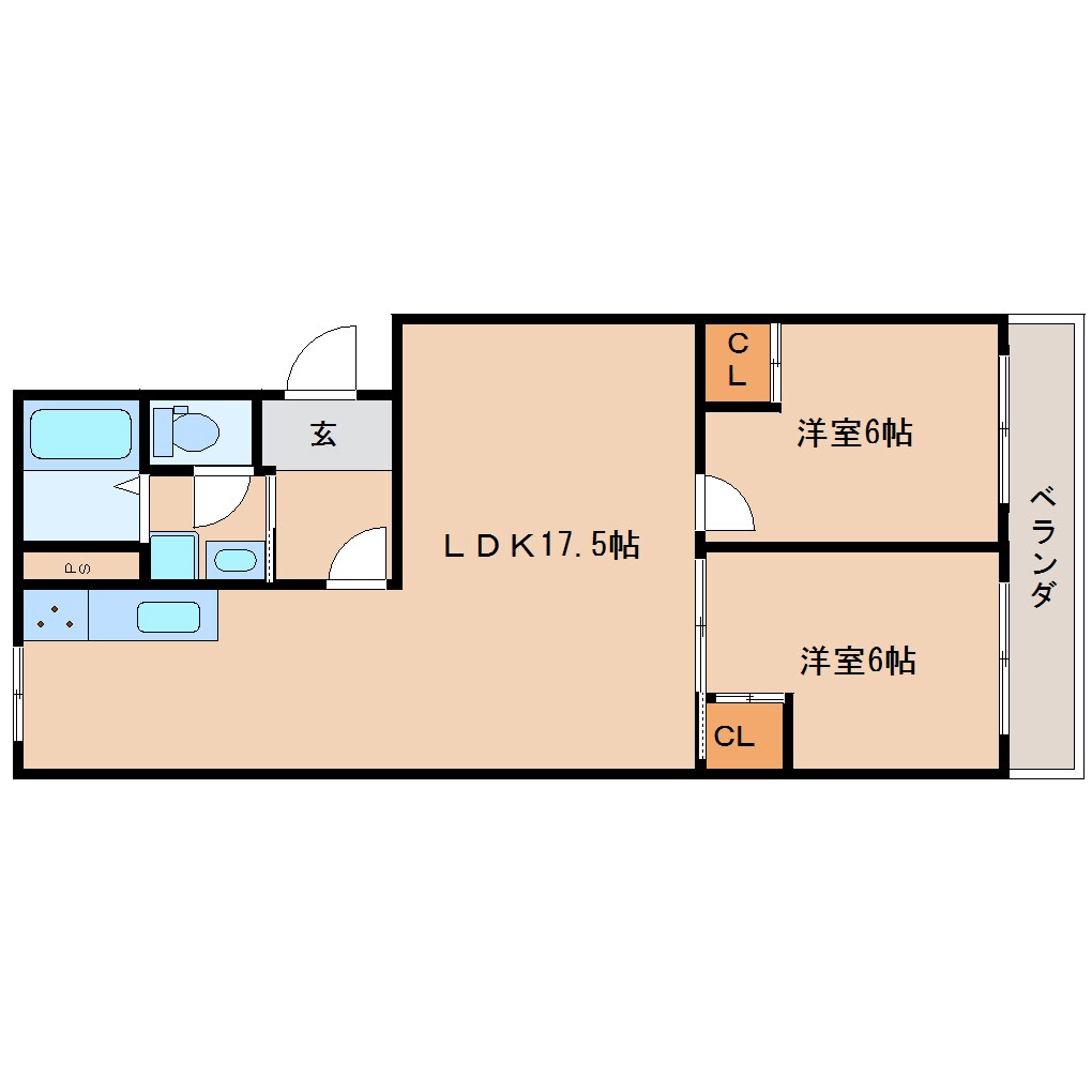 新大宮駅 徒歩5分 3階の物件間取画像