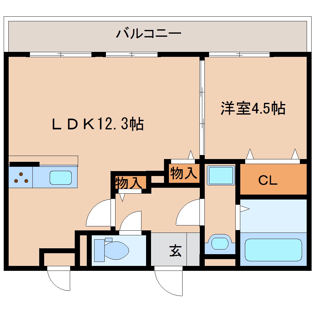 奈良駅 徒歩6分 3階の物件間取画像