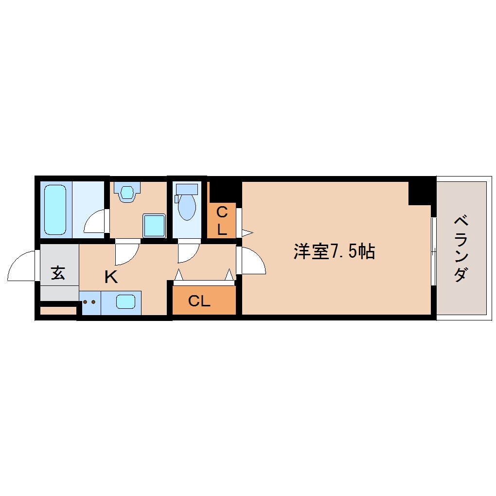新大宮駅 徒歩4分 5階の物件間取画像