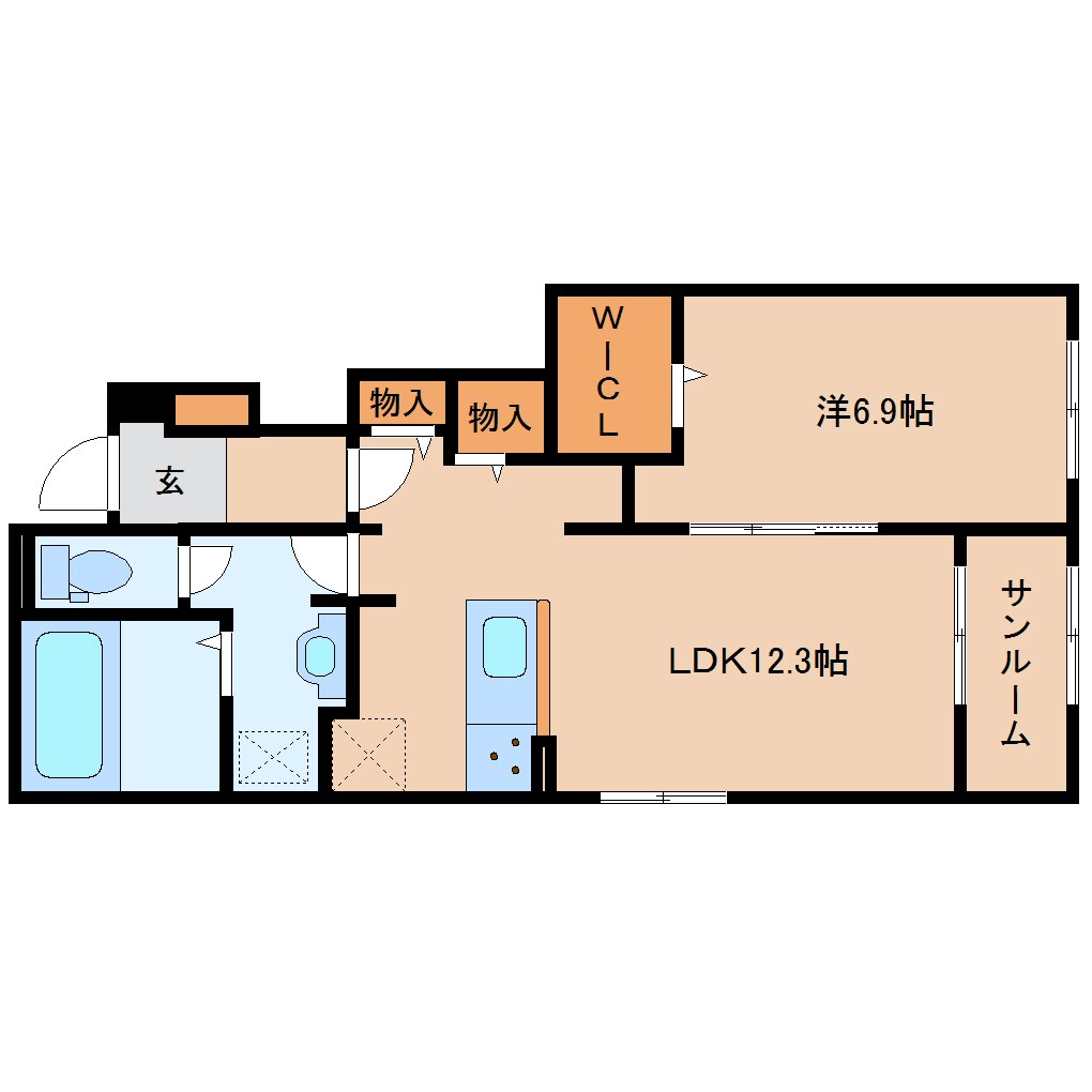木津駅 バス5分  市坂下車：停歩2分 1階の物件間取画像