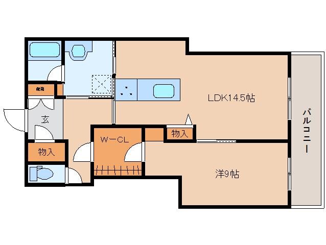 奈良駅 徒歩8分 2階の物件間取画像