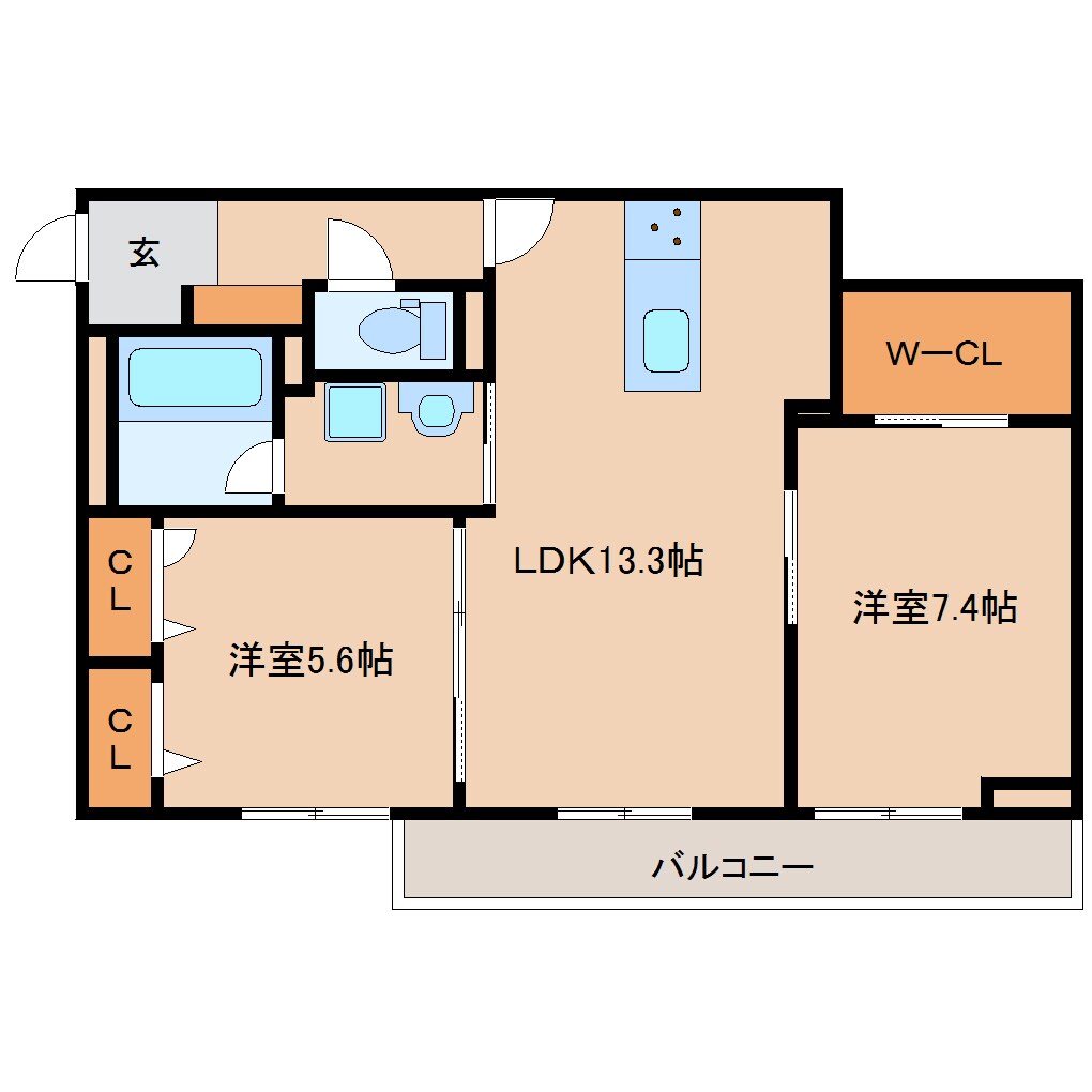 新大宮駅 徒歩11分 2階の物件間取画像