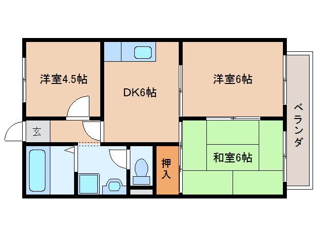 新大宮駅 徒歩30分 2階の物件間取画像