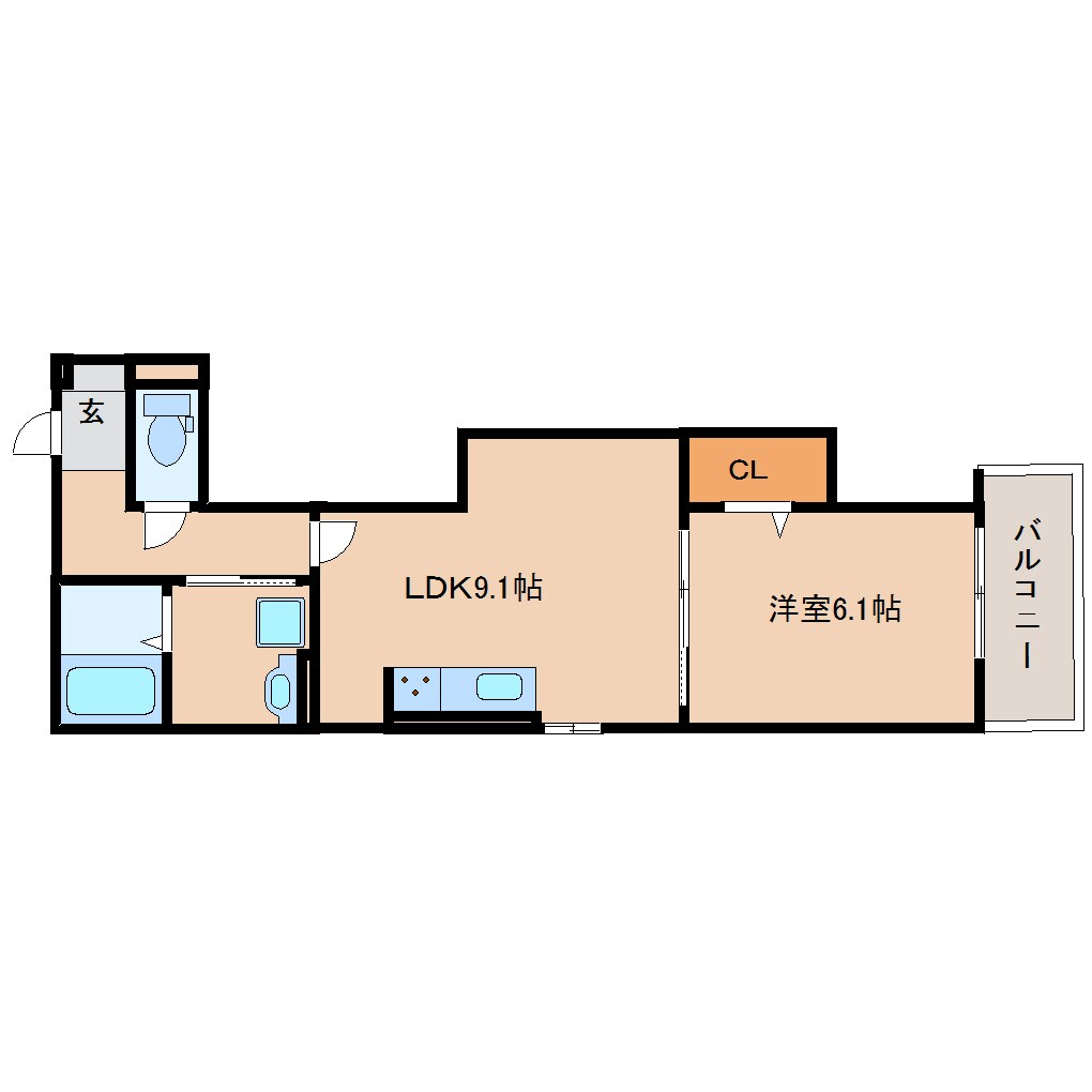 新大宮駅 徒歩18分 2階の物件間取画像