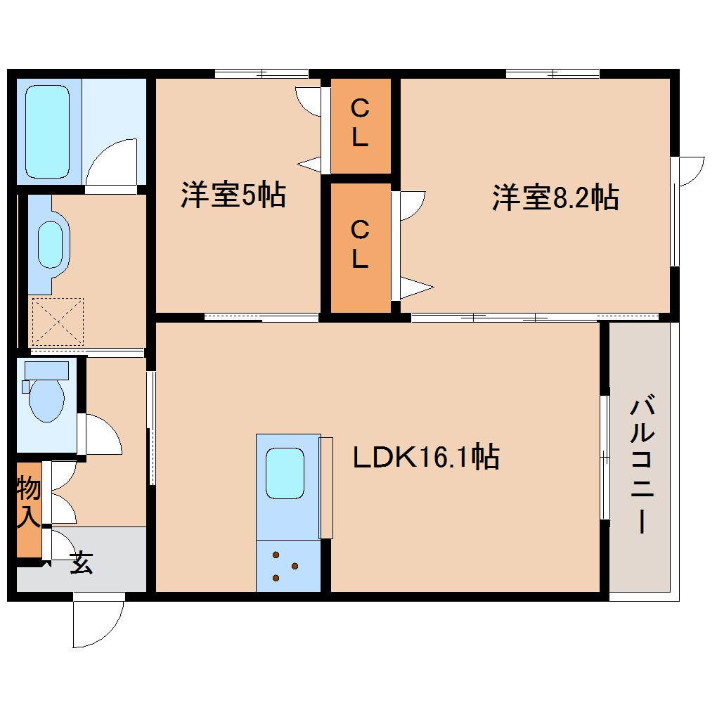 新大宮駅 徒歩9分 3階の物件間取画像