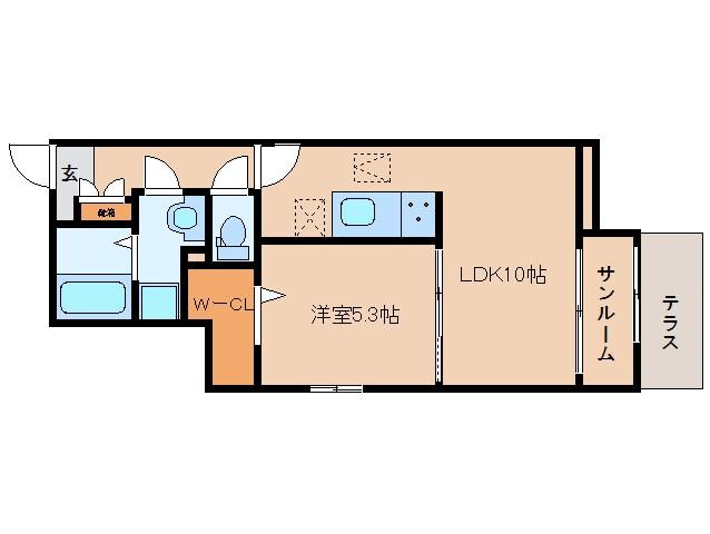 グリーンハイツ加茂Ⅰの物件間取画像