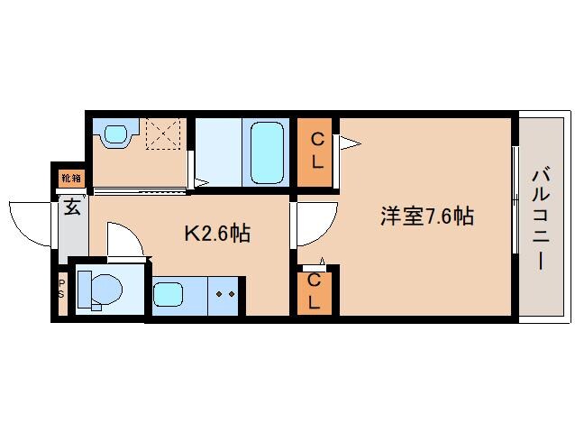 奈良駅 徒歩11分 1階の物件間取画像