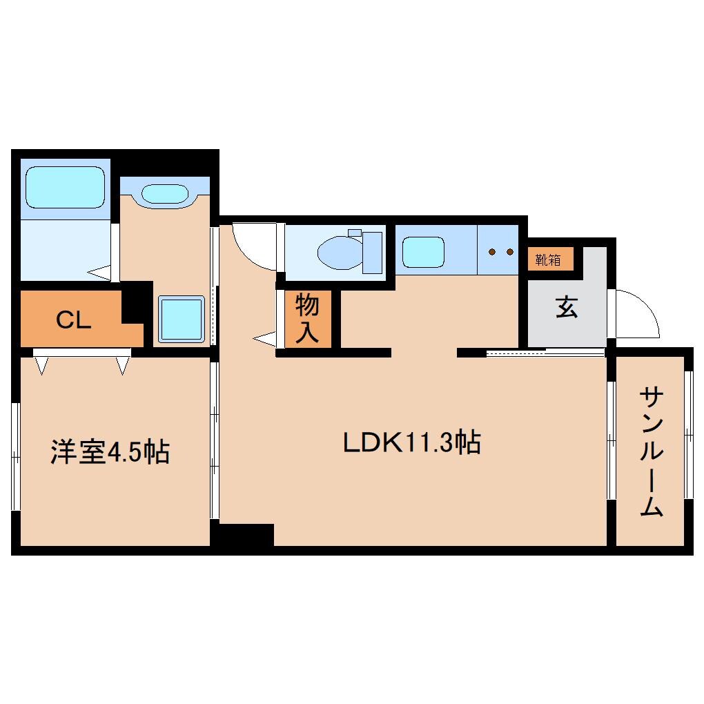 カーサ　ポポラリタの物件間取画像