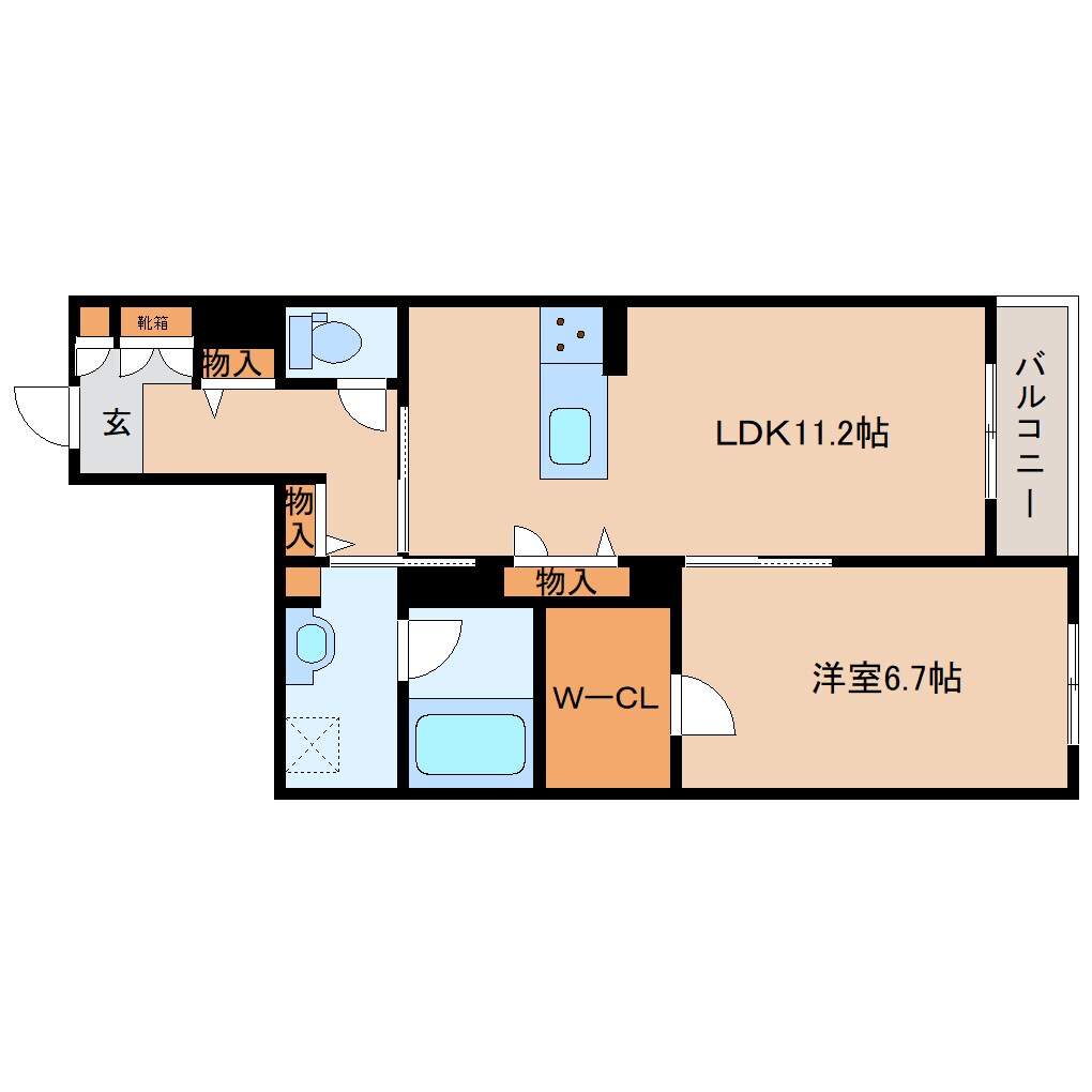 新大宮駅 徒歩4分 4階の物件間取画像