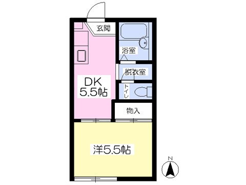 物件間取画像