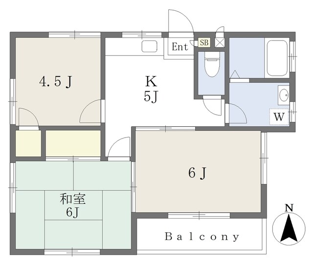 クリーンハイツパートⅡの物件間取画像