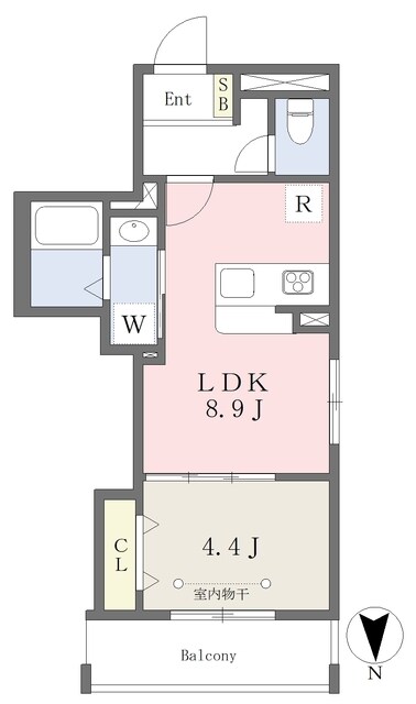 ランドステージ元横山の物件間取画像