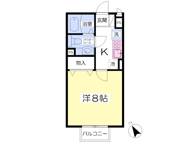 クレール２１の物件間取画像