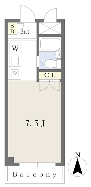 アザリー橋本の物件間取画像