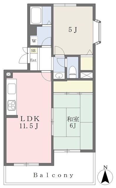 ソシア・リヴェール２１の物件間取画像