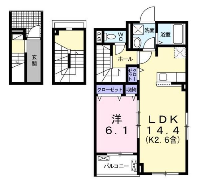 シュトラールの物件間取画像