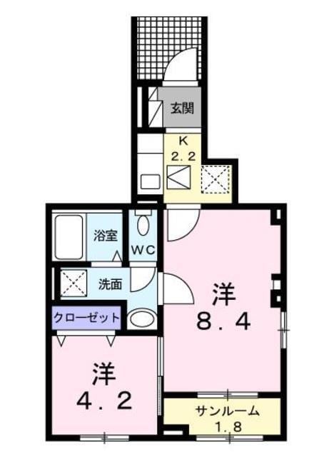 シュトラールの物件間取画像