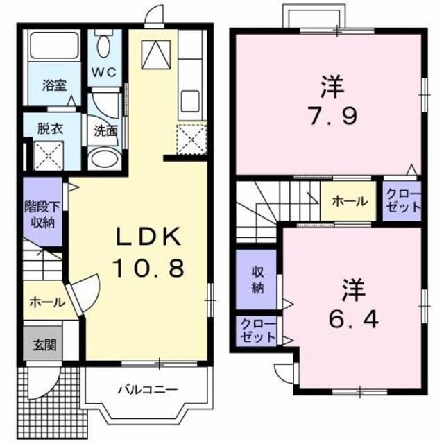 アゼリア・Ｋの物件間取画像