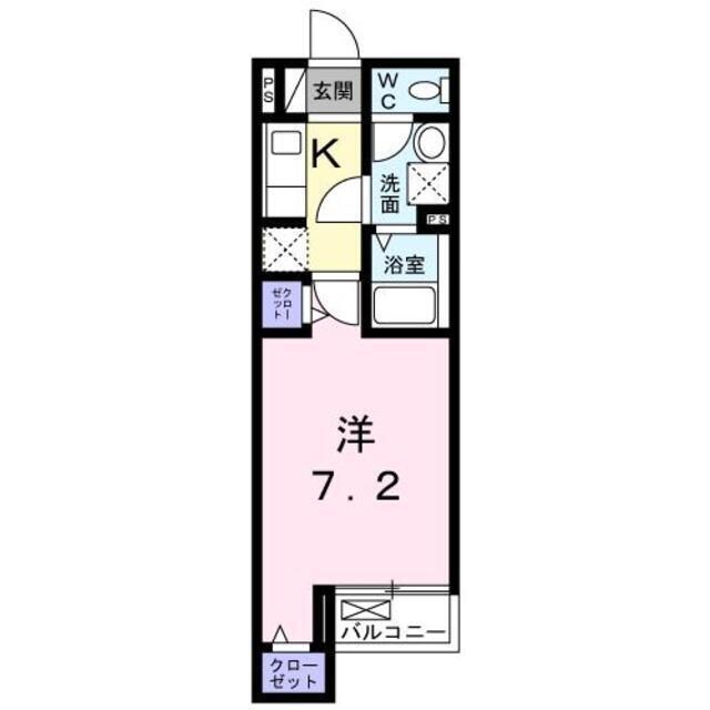 プラシード　カメリアの物件間取画像