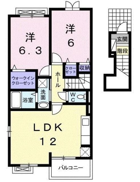 インフィニット　ハピネスの物件間取画像