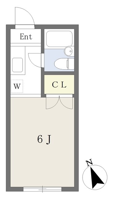 エムハイツの物件間取画像