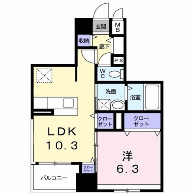シュトラーレ　八日町の物件間取画像