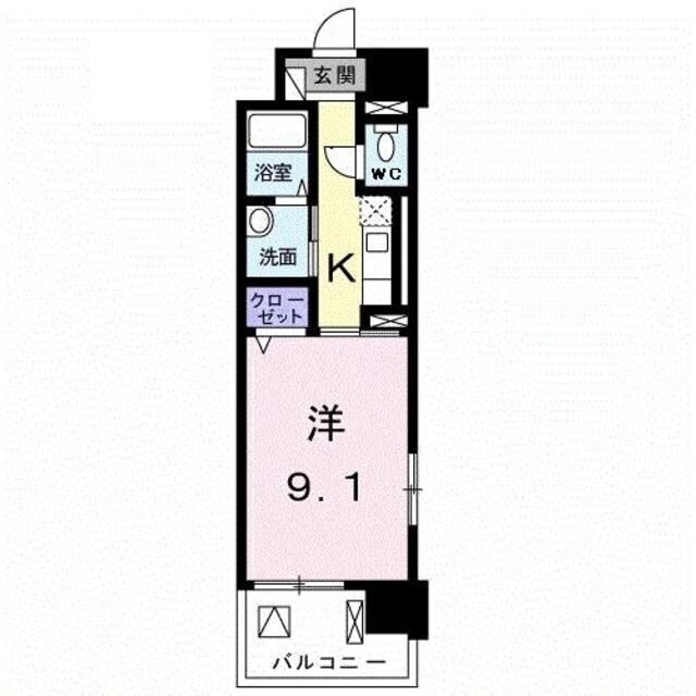 ジェルメ八王子の物件間取画像