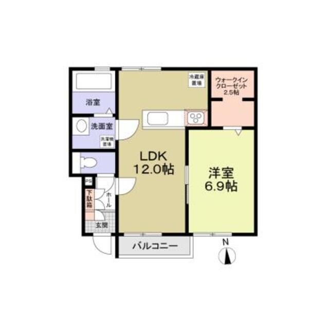 フォレストメゾン聖蹟の物件間取画像