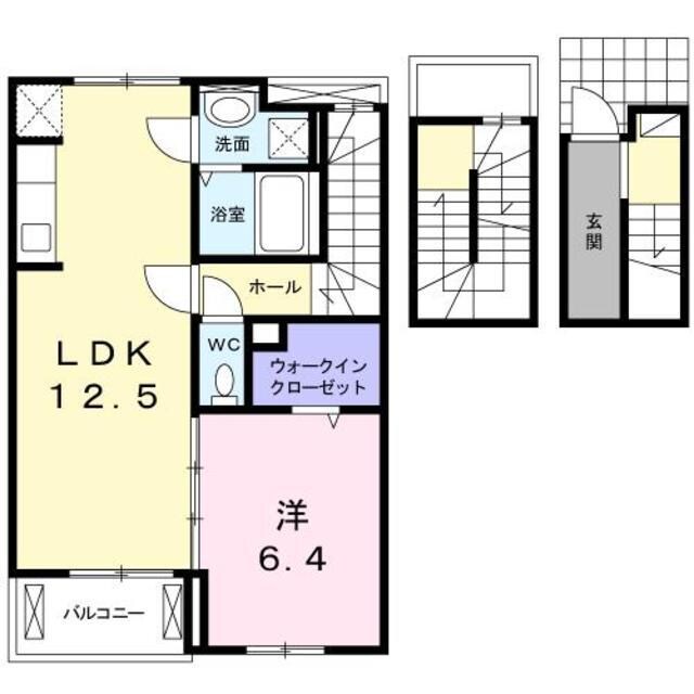 グランツ　ポプラ高尾の物件間取画像