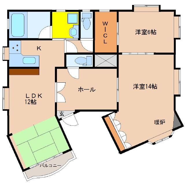 物件間取画像