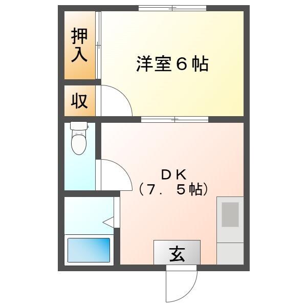 物件間取画像