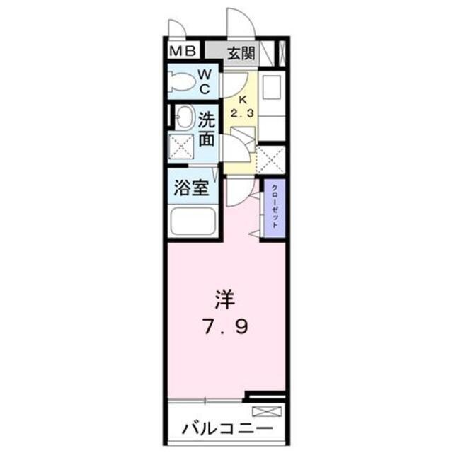 東林間駅 徒歩9分 1階の物件間取画像