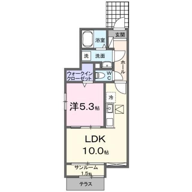 長後駅 徒歩12分 1階の物件間取画像