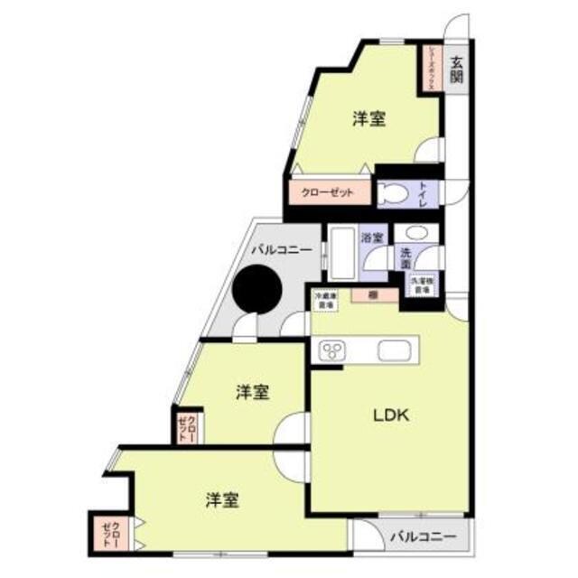 相模大塚駅 徒歩2分 8階の物件間取画像