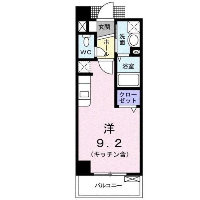 本厚木駅 徒歩3分 2階の物件間取画像