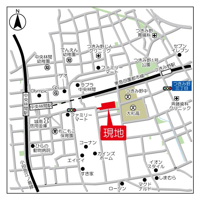 コーポレート中央林間１号棟の物件外観写真