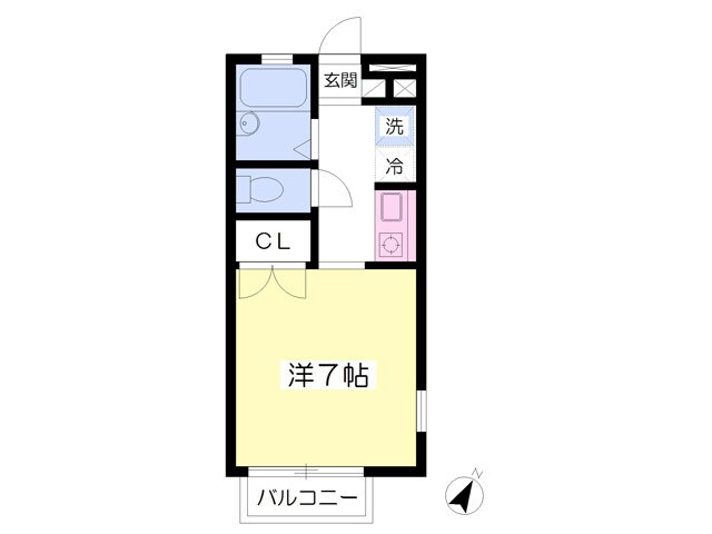 相模大野駅 徒歩7分 2階の物件間取画像