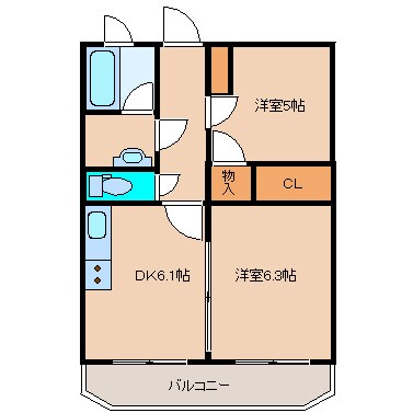 アルカディアドエルⅡの物件間取画像