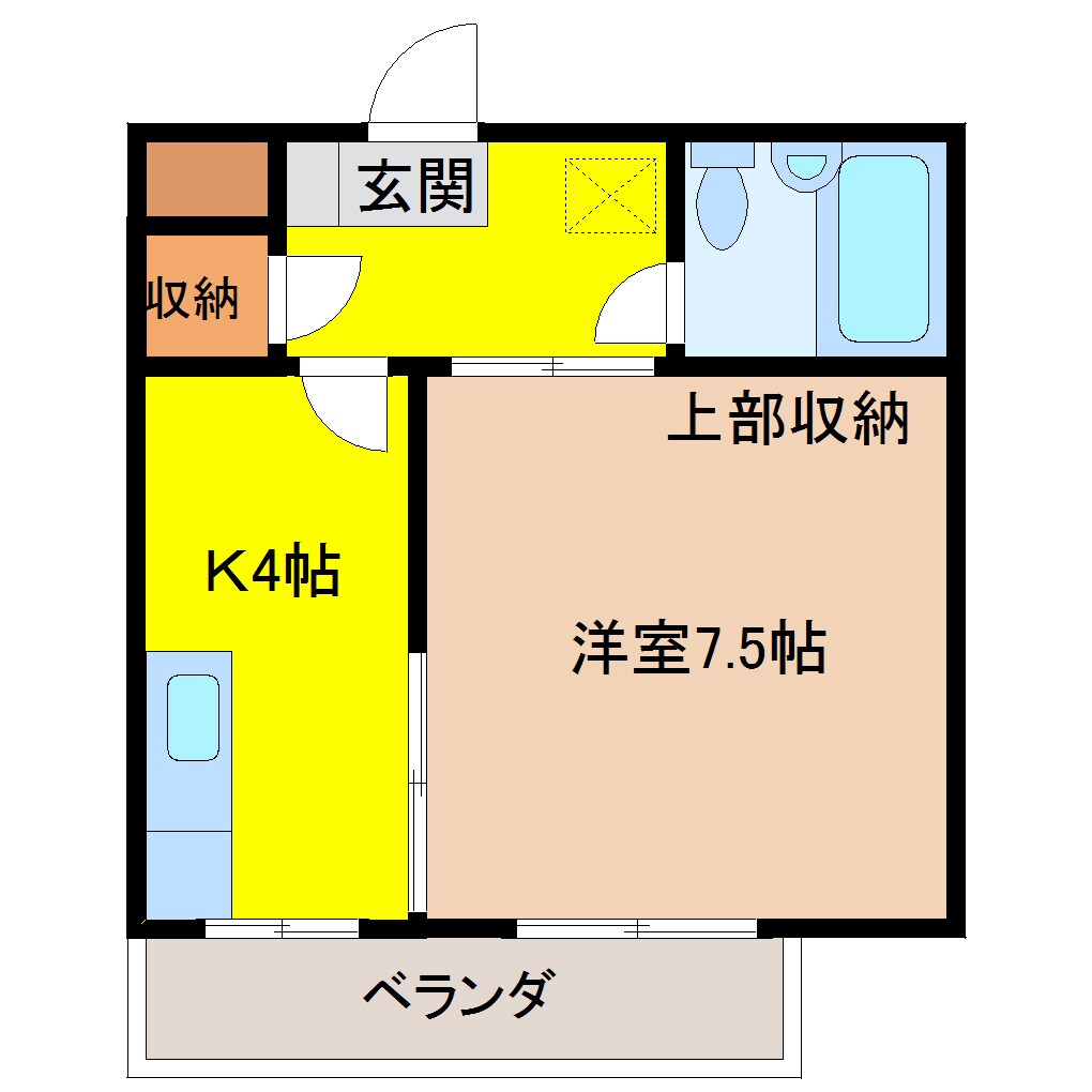 安養坊 徒歩2分 2階の物件間取画像