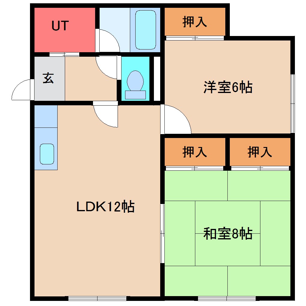 岩見沢駅 車移動10分  1.5km 1階の物件間取画像