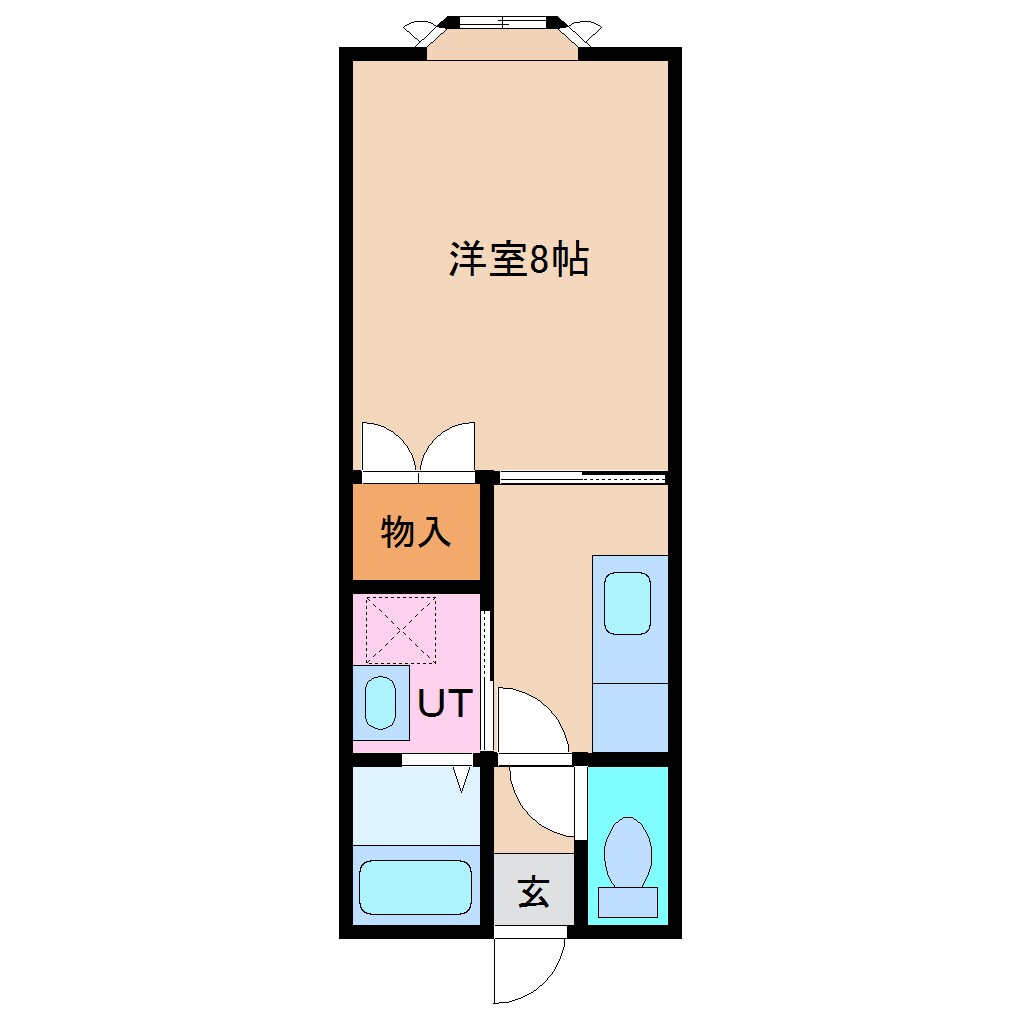 岩見沢駅 バス15分  5条東１７下車：停歩5分 2階の物件間取画像